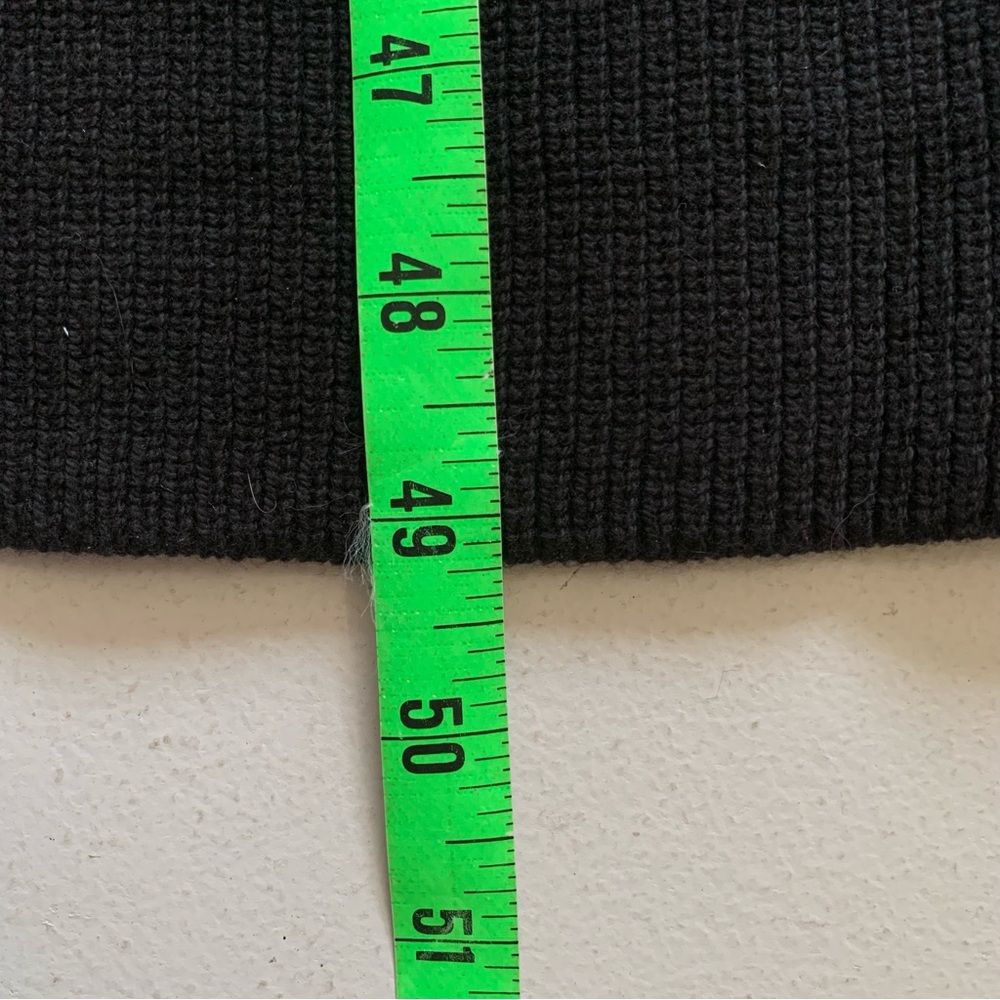 Everlane Size XL Black Midi Dress in Everyday Cotton Ribbed Knit NWOT - Picture 16 of 16